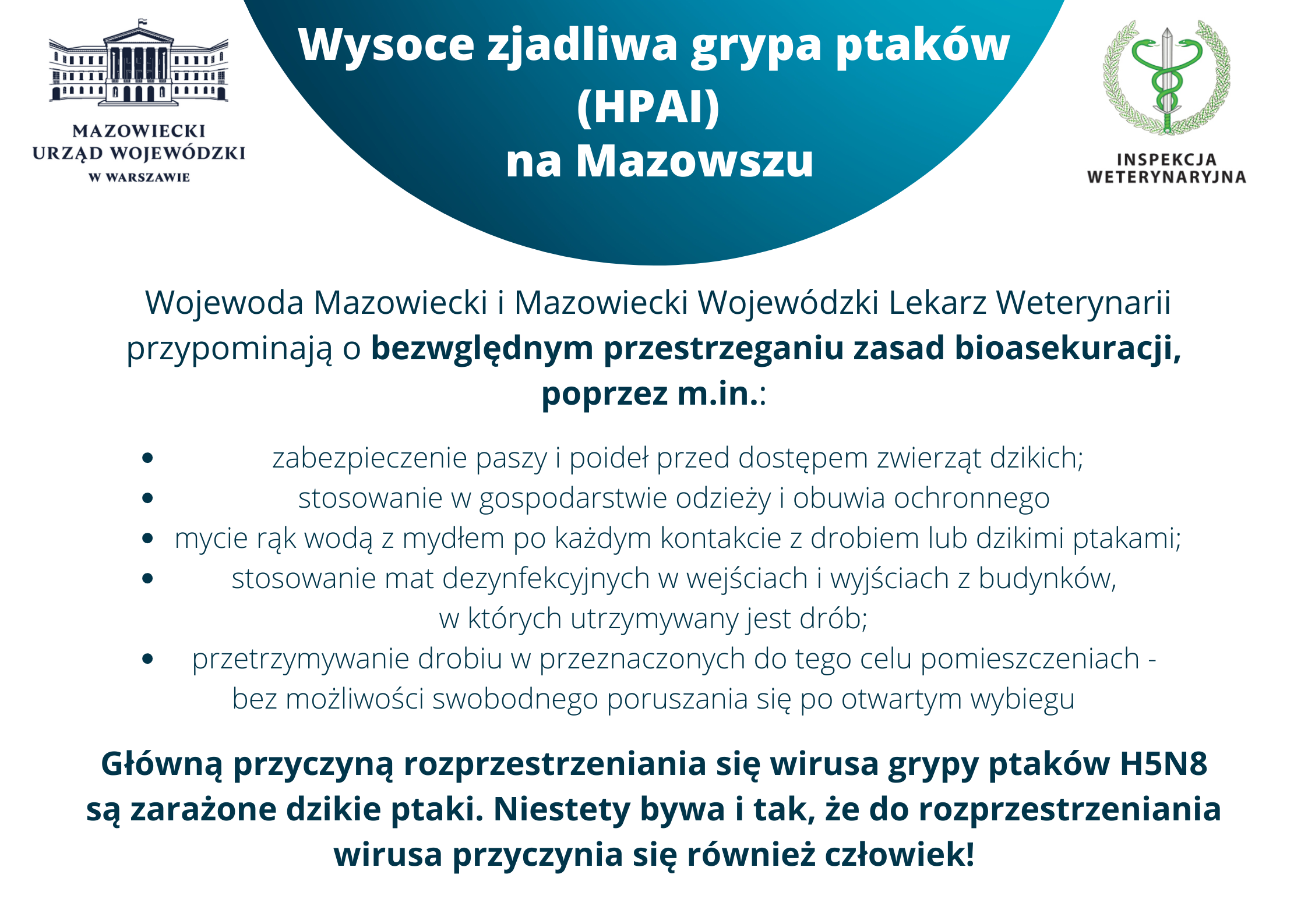Grypa ptaków (HPAI)