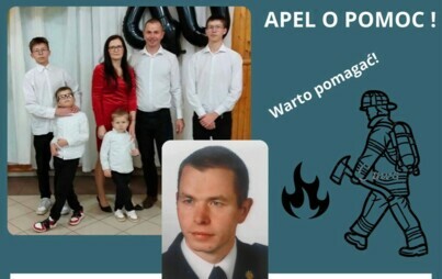 Zdjęcie do Prośba o pomoc dla strażaka PSP Węgr&oacute;w 
