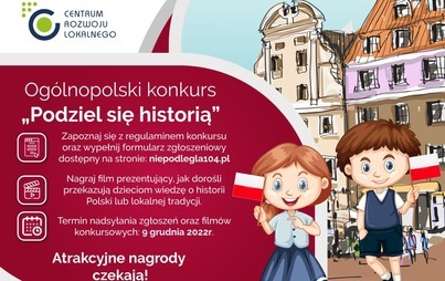 Zdjęcie do Konkurs &bdquo;Podziel się historią&rdquo;